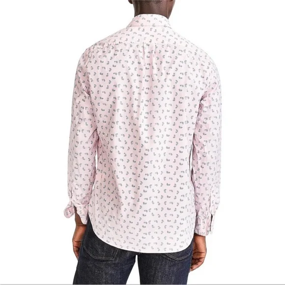 J. Crew Stretch Secret Wash Shirt in Tossed Branch - Picture 2 of 8